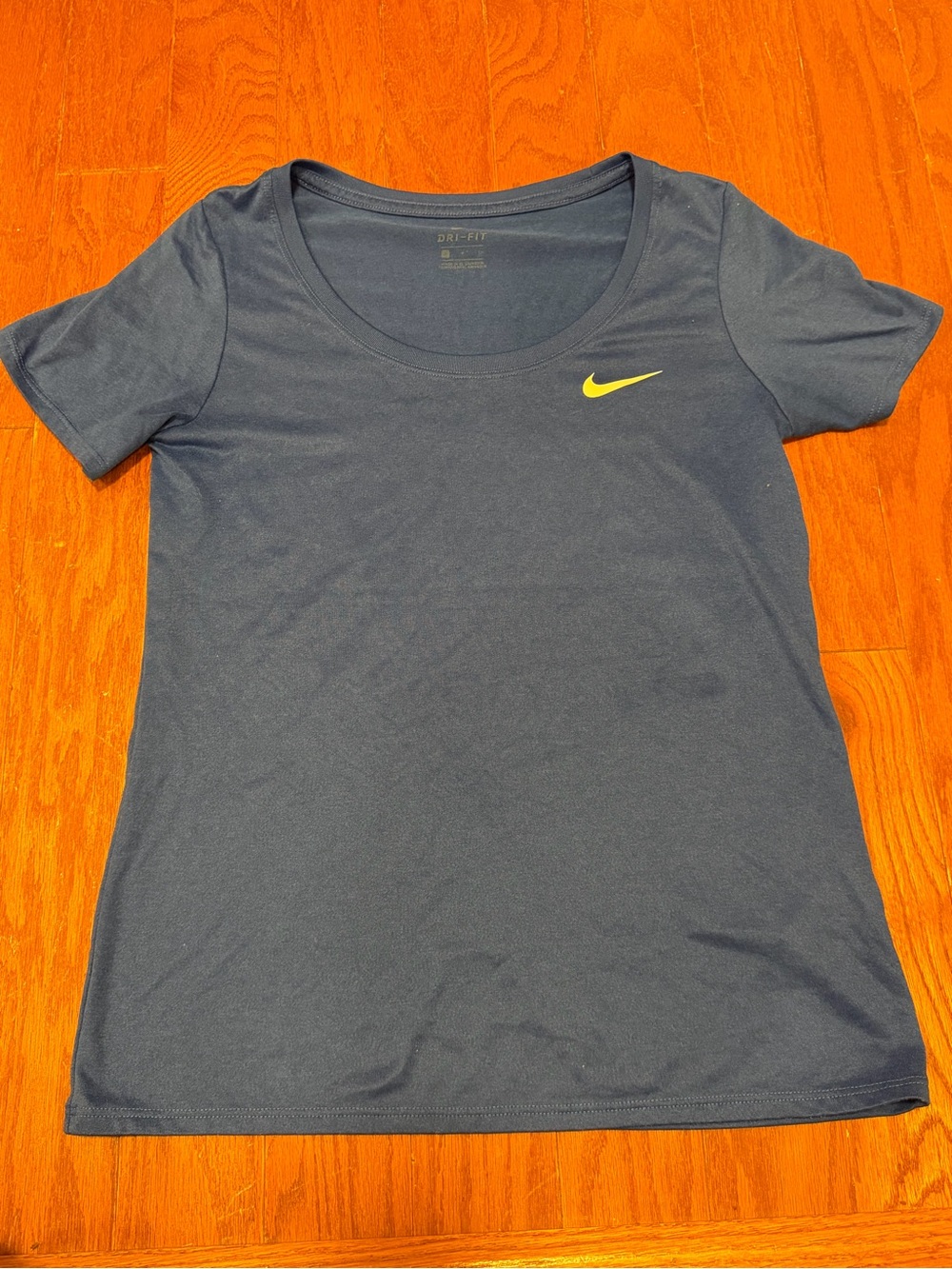 Nike Navy Short Sleeve Scoop Neck Tee